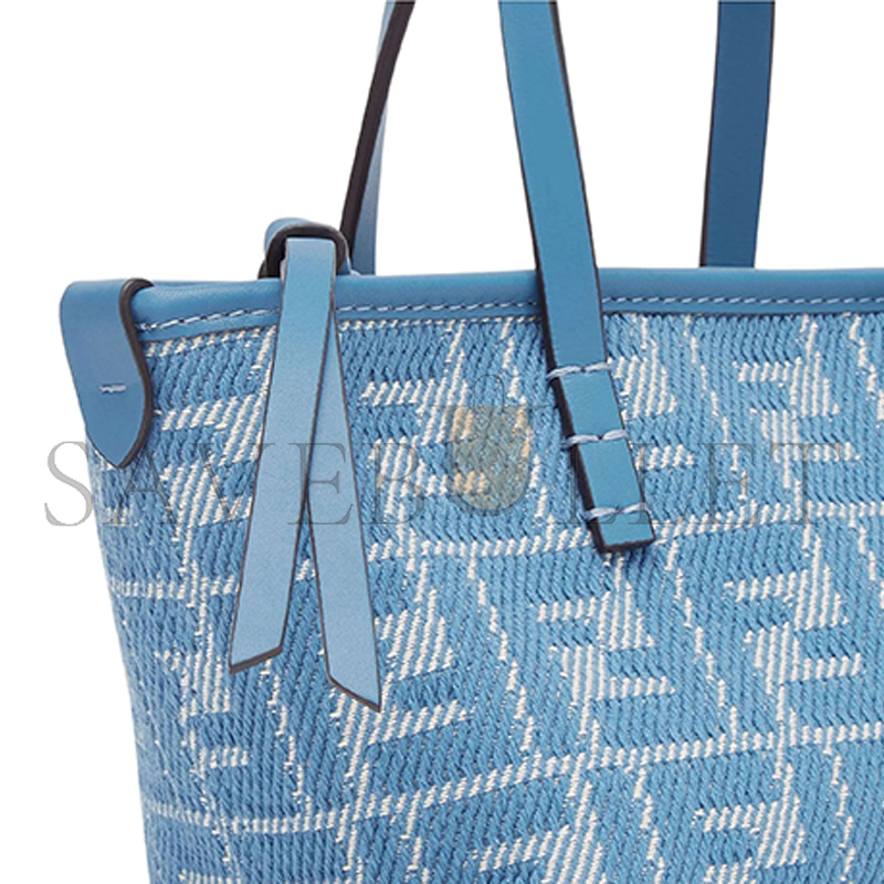 FENDI ROLL MINI FABRIC BLUE 8BS096AUPXF1SKL (15.5*13*11cm)